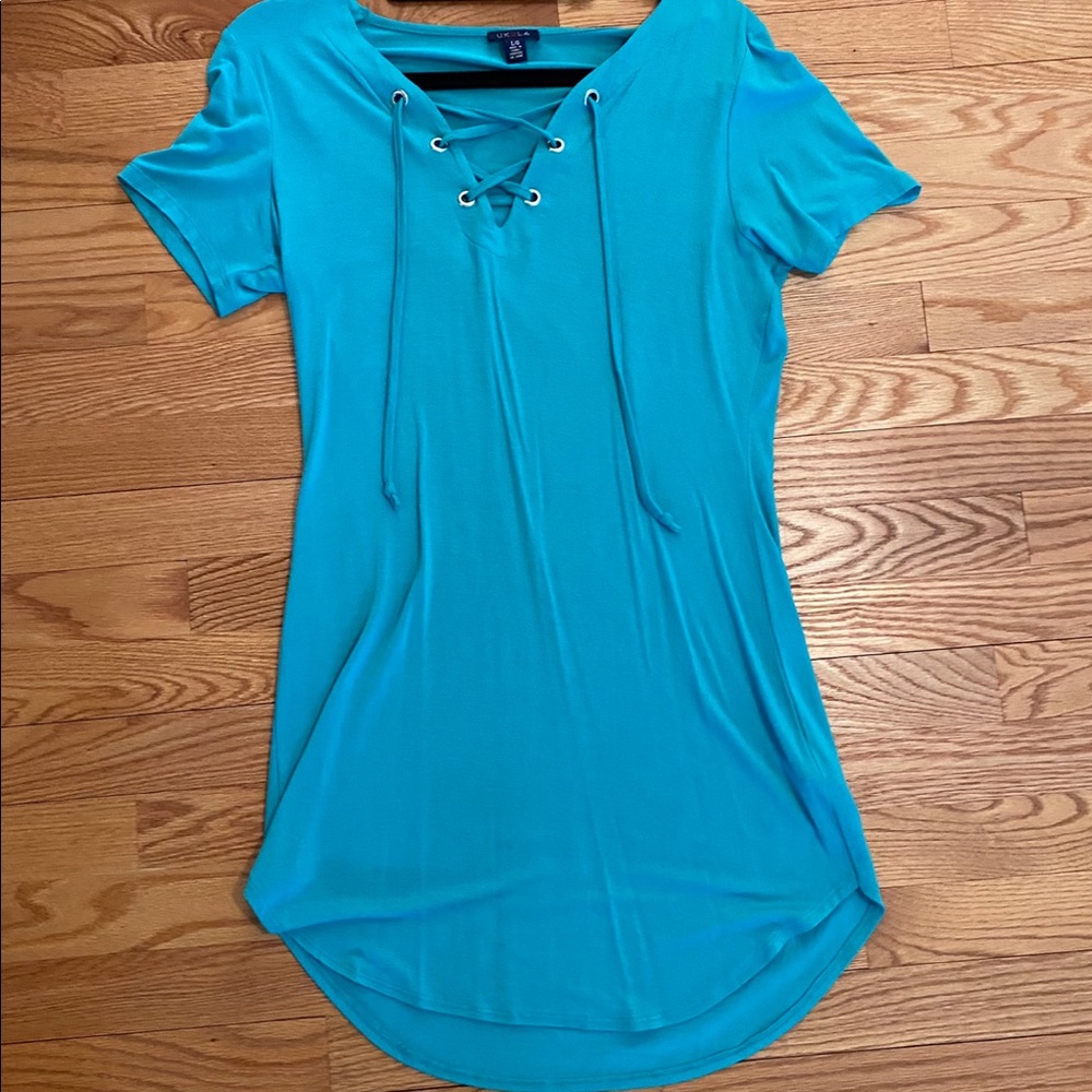 Women’s summer teal UK2LA DRESS SIZE L